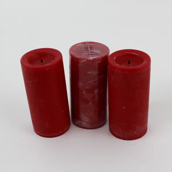 Lot of 11 Red And White Battery Operated Flameless Votive Candles