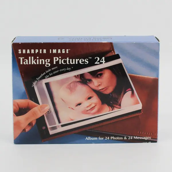 Sharper Image Talking Pictures 24-Photo Album for 24 Photos and 24 Messages