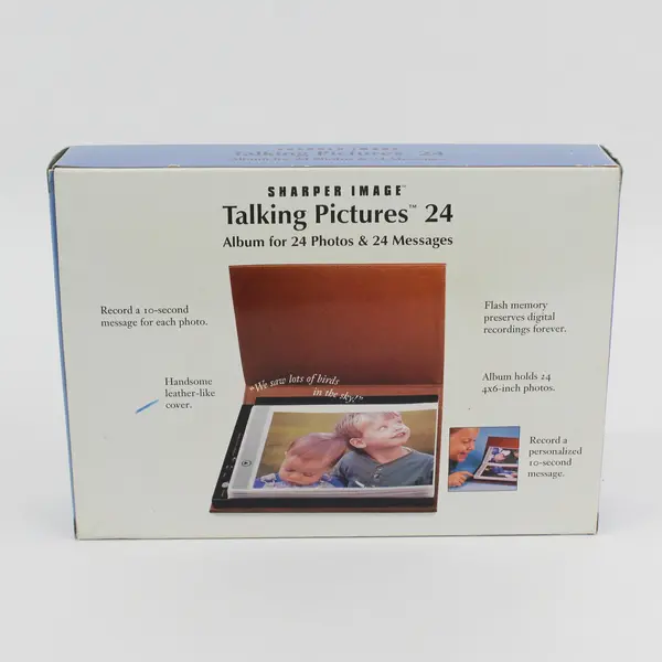 Sharper Image Talking Pictures 24-Photo Album for 24 Photos and 24 Messages