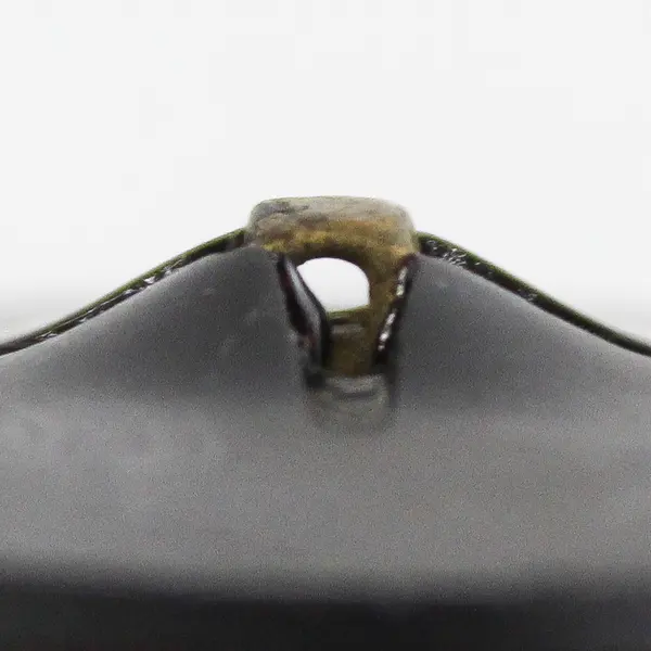 Antique Victorian Black Glass Ornate Faceted Design Button 1-1/4"