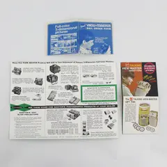 Lot Of 3 Vintage View-Master Mail Order Catalog Brochures 