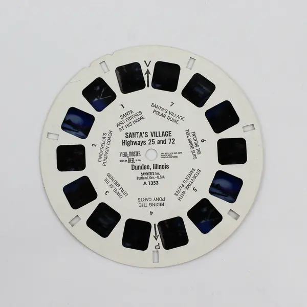 Lot Of 2 View-Master Santa's Village Reels A1352 A1353 California Illinois 