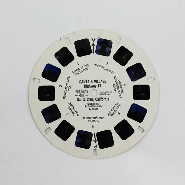Lot Of 2 View-Master Santa's Village Reels A1352 A1353 California Illinois 