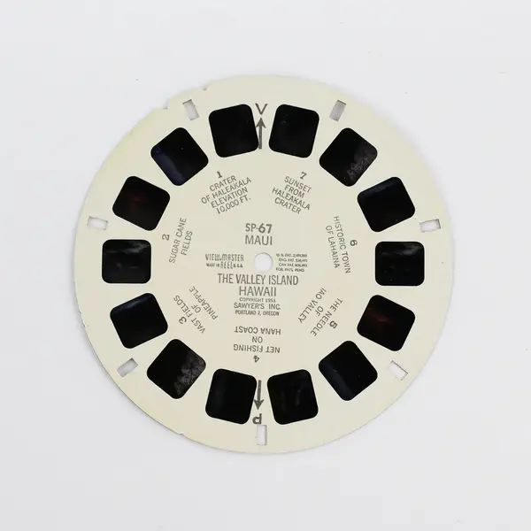 Vintage View-Master Maui The Valley Island Hawaii Single Reel SP-67