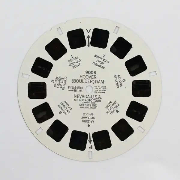 Vintage View-Master Hoover Dam Nevada USA Single Reel 9008