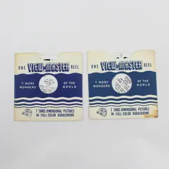 Lot Of 2 View-Master Robin Des Bois (Robin Hood) Reels B 3782 B 3783 Belgium 