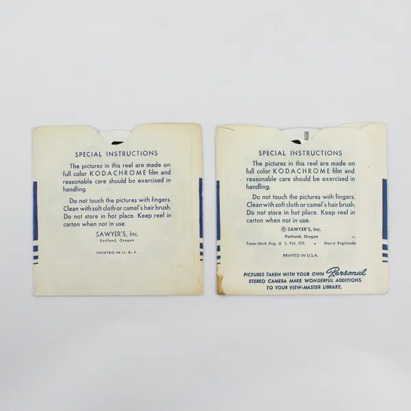 Lot Of 2 View-Master Robin Des Bois (Robin Hood) Reels B 3782 B 3783 Belgium 