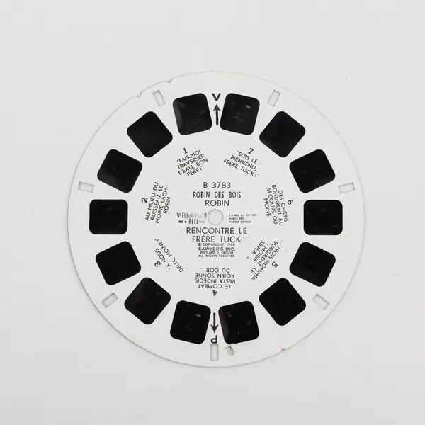 Lot Of 2 View-Master Robin Des Bois (Robin Hood) Reels B 3782 B 3783 Belgium 