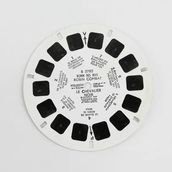 Lot Of 2 View-Master Robin Des Bois (Robin Hood) Reels B 3782 B 3783 Belgium 