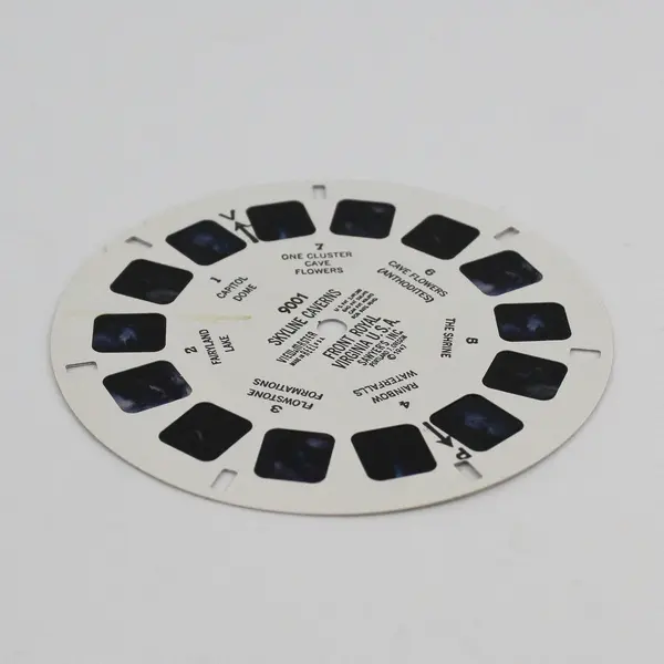 Vintage View-Master Skyline Caverns Front Royal Virginia USA Single Reel 9001