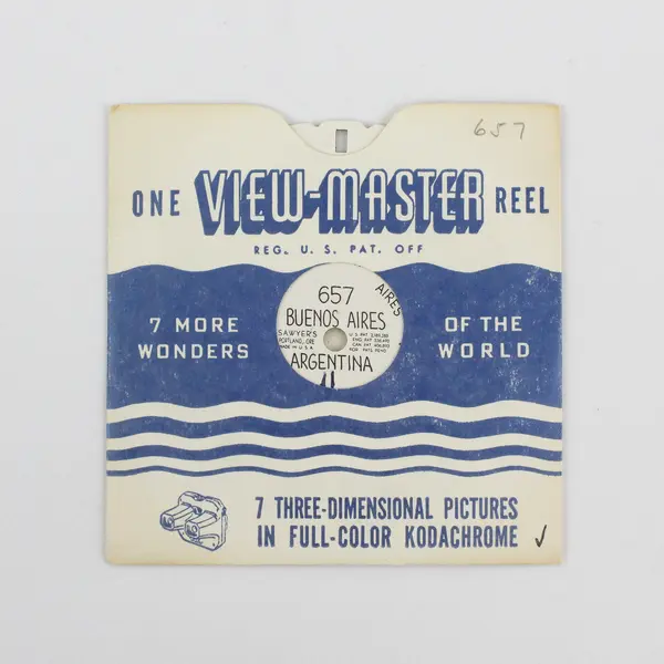 Vintage View-Master Buenos Aires Argentina Single Reel 657
