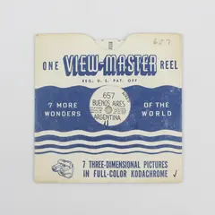 Vintage View-Master Buenos Aires Argentina Single Reel 657
