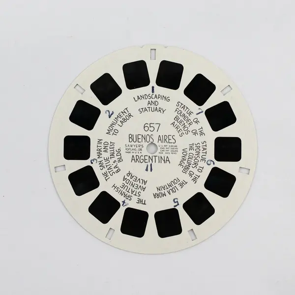 Vintage View-Master Buenos Aires Argentina Single Reel 657