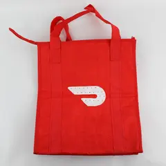 Doordash Red Insulated Food Delivery Bag