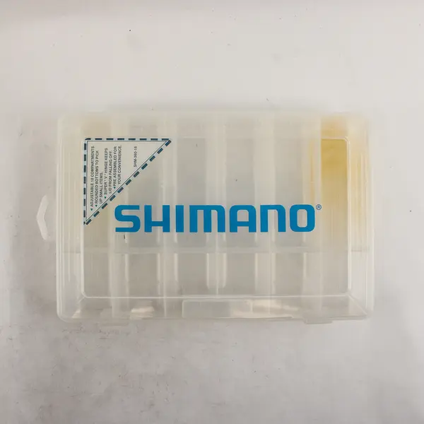 Shimano Clear Plastic Tackle or Storage Box/Sorter, 7"x10.8" 