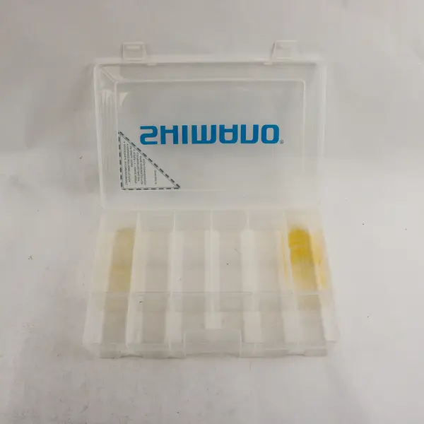 Shimano Clear Plastic Tackle or Storage Box/Sorter, 7"x10.8" 
