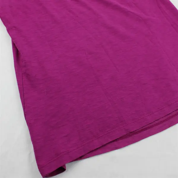 Banana Republic Solid Purple Color Short Sleeve Top 100% Cotton Women's Size M