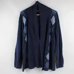 North Crest Blue Knit Long Sleeve Sweater Cardigan About Womens Plus Size 2XL