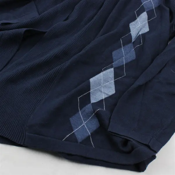 North Crest Blue Knit Long Sleeve Sweater Cardigan About Womens Plus Size 2XL
