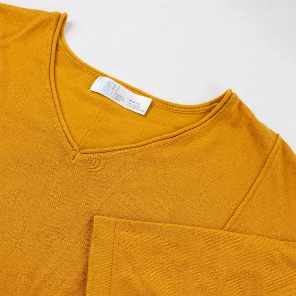 Time & Tru Solid Orange Color Woven Half Length Sleeve Top Women's Size M (8-10)