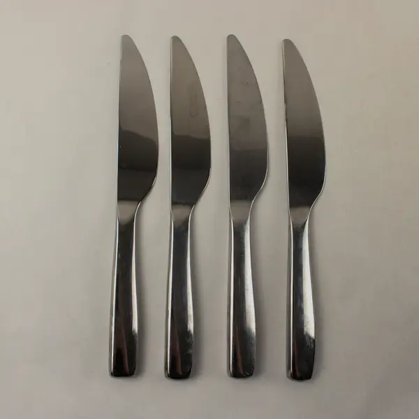 Lot of Four Veil Dinner Knives by Gourmet Settings