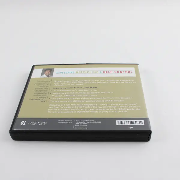 Joyce Meyer Developing Discipline & Self-Control Audio 4 CD Set Audiobook