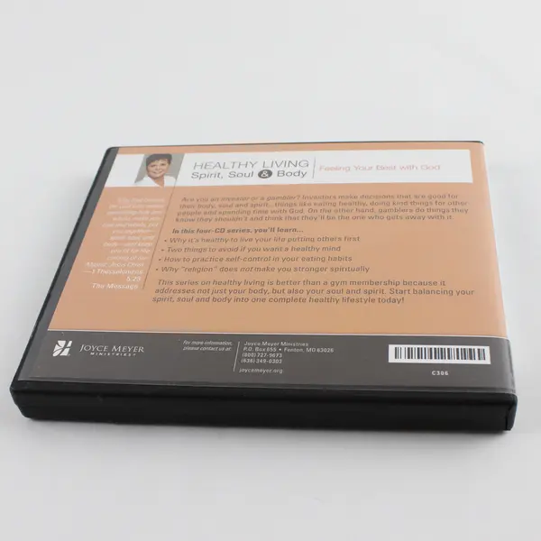 Joyce Meyer Healthy Living Spirit Soul Body Feeling Your Best with God 4 CD Set