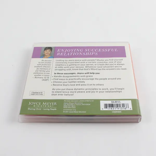 2021 Joyce Meyer Enjoying Successful Relationships 4 CD Set Audiobook