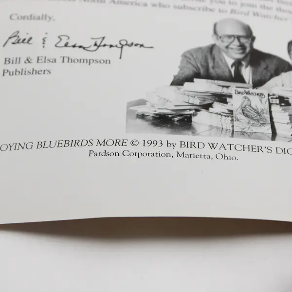 1993 Bird Watchers Digest Enjoying Bluebirds More by Julie Zickefoose
