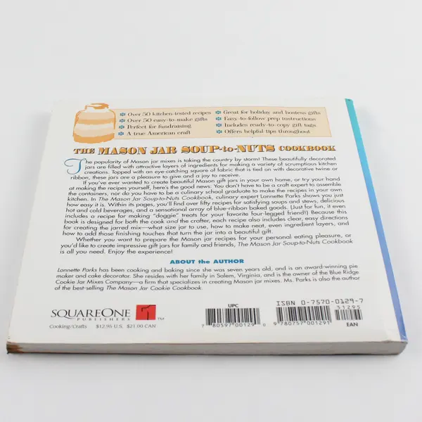 Mason Jar Soup-To-Nuts Cookbook Create Mason Jar Recipe Mixes Lonnette Parks