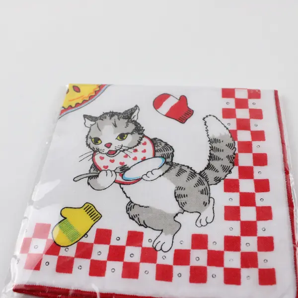 Vintage 2001 Schylling Child’s Hankie Handkerchief Kittens Cat Classic Cloth