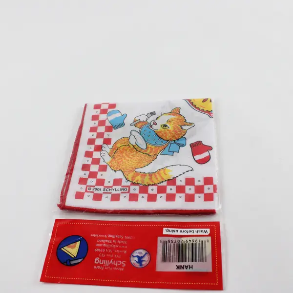 Vintage 2001 Schylling Child’s Hankie Handkerchief Kittens Cat Classic Cloth