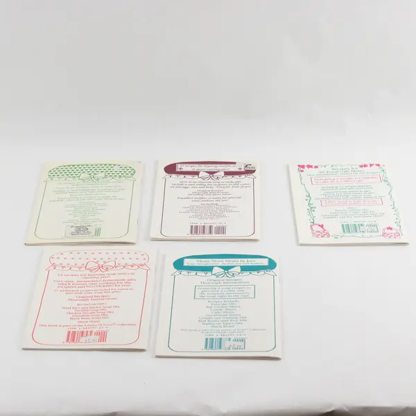 Jackie Gannaway Pamphlet Recipe  Booklets in Good Condition, Set of 5