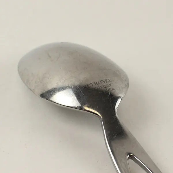 Retroneu Double Loop Stainless Oval Soup Spoon 8"