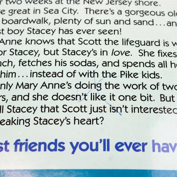 Baby-Sitters Club #8 Boy-Crazy Stacey by Ann Martin Paperback Book