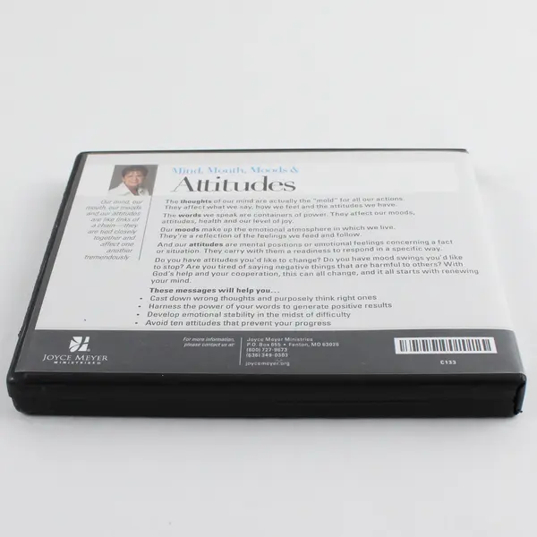 Mind Mouth Moods And Attitudes  by Joyce Meyer 4 CD Set