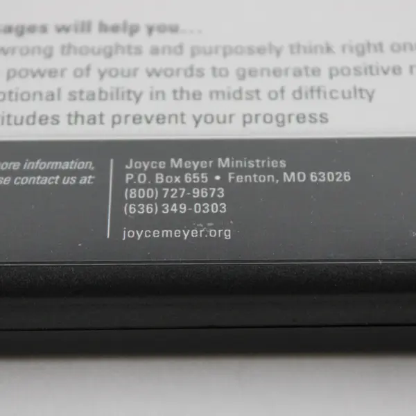 Mind Mouth Moods And Attitudes  by Joyce Meyer 4 CD Set