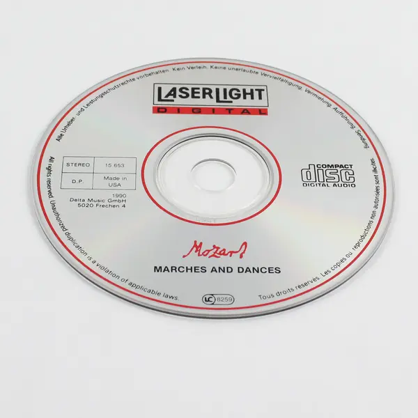 W. A. Mozart Marches and Dances Vol. 8 LaserLight Digital CD 1990 