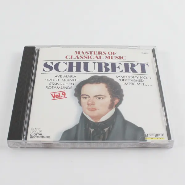 Schubert Masters of Classical Music Vol. 9 LaserLight Digital CD 1988