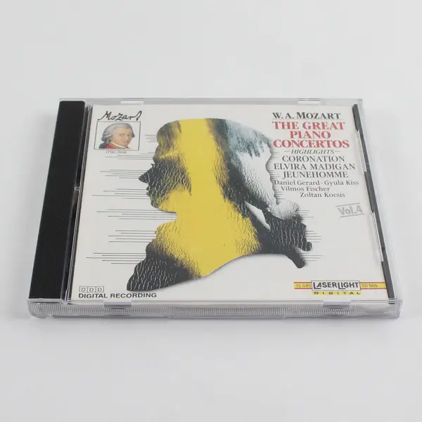 W.A. Mozart The Great Piano Concertos Highlights Vol. 4 CD 1990