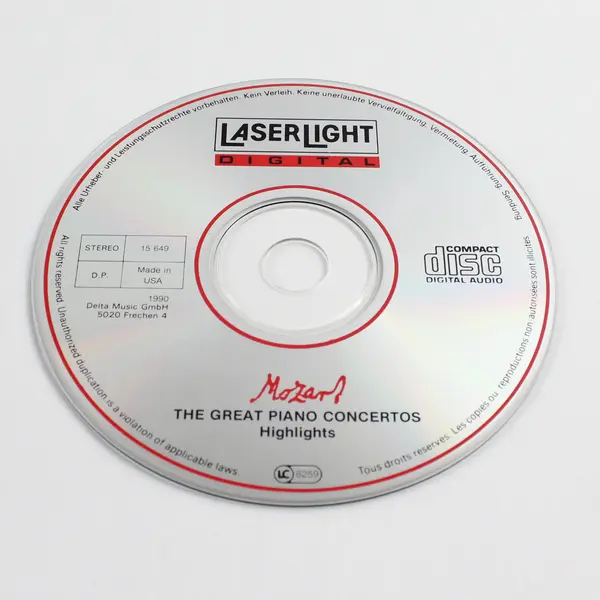 W.A. Mozart The Great Piano Concertos Highlights Vol. 4 CD 1990