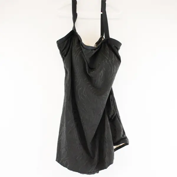 Maxine of Hollywood Women's One-Piece Swimsuit Black Zebra Print Size 12