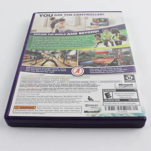 Kinect Adventures XBOX 360 Game 2010, Microsoft 