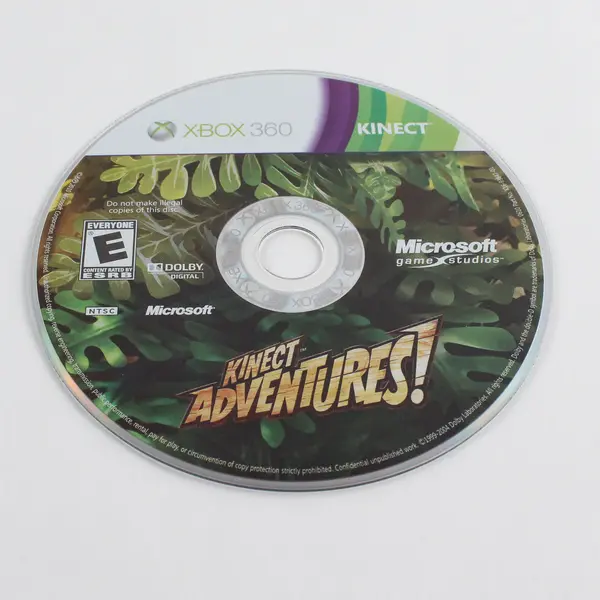 Kinect Adventures XBOX 360 Game 2010, Microsoft 