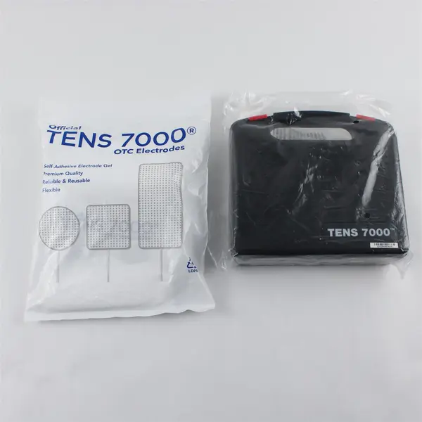 NWT TENS 7000 TENS Unit EMS Muscle Stimulator + Official TENS7000 OTC Electrodes