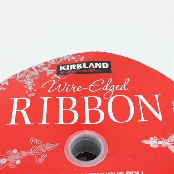 Roll Kirkland Wire Edge Ribbon Roll Purple Metallic #175504 Almost Full 50 Yds. 