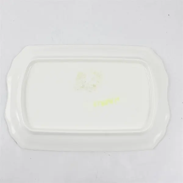 Melamine Rectangular-Shaped Serving Tray, Grapes Design, 12.4"x8.8"