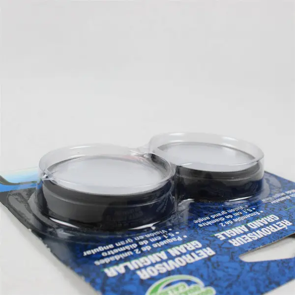 Fit System Driver & Passenger Side Stick-On Adjustable Blind Spot Mirrors, New