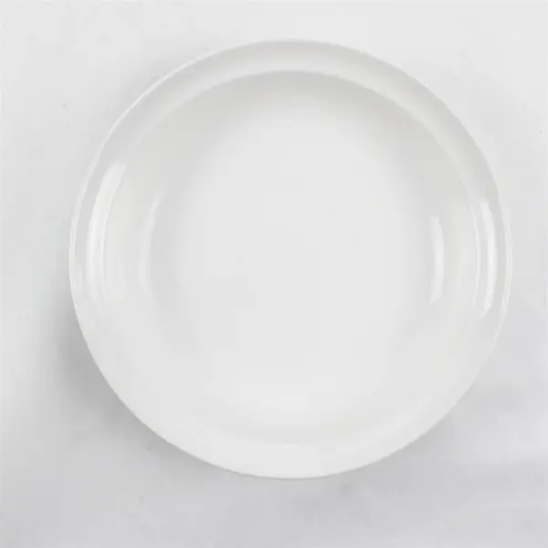Lot Of 2 Certified International Matching Solid White Ceramic Dinner Bowl 9.75"