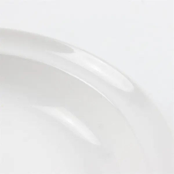 Lot Of 2 Certified International Matching Solid White Ceramic Dinner Bowl 9.75"